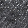 Marquina nero ledger panel 6" x 24" splitface marble wall tile LPNLMMARNER624 product shot angle view