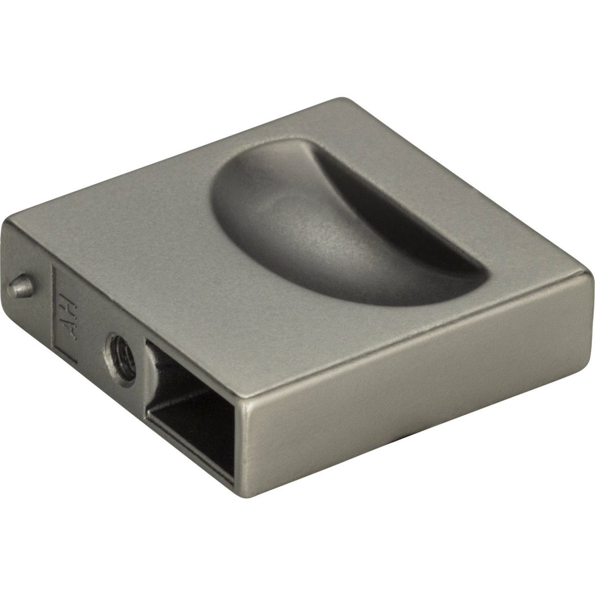 Atlas Homewares Thin Square Knob 1 1/4 Inch Slate