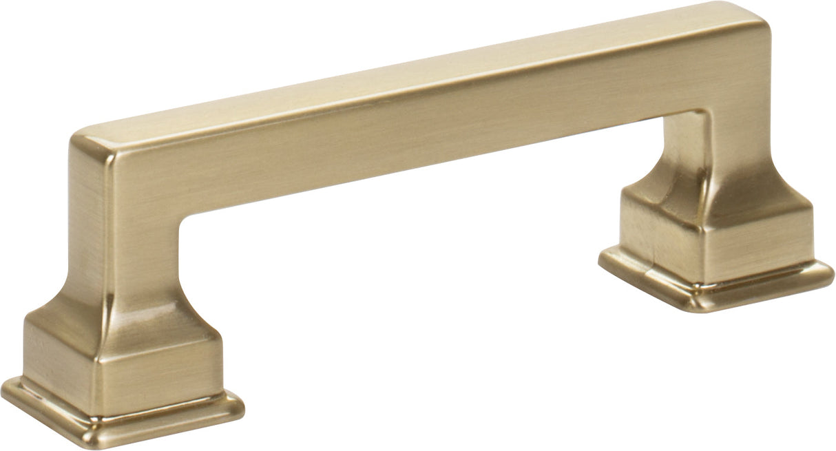 Atlas Homewares Erika Pull 3 Inch (c-c) Warm Brass