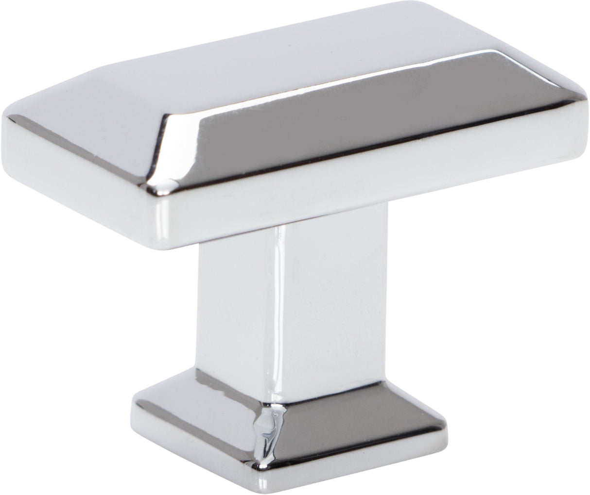 Atlas Homewares Sweetbriar Lane Rectangle Knob 1 3/8 Inch Polished Chrome