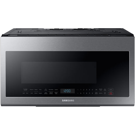 Samsung ME21M706BAS 2.1 CF Over-the-Range Microwave, Sensor Cook, Bottom Controls