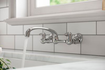 Pfister Polished Chrome Pfirst Series 2-handle Kitchen Faucet G127-1000