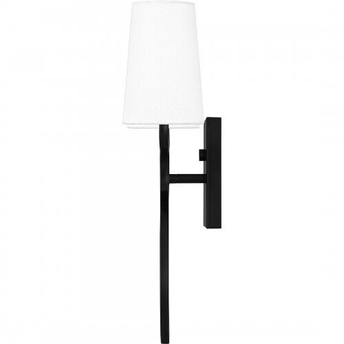 Quoizel QW16130MBK Quoizel Wood Wall 2 light matte black Wall Sconce