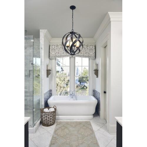 Quoizel BMS2820OK Blacksmith Pendant 4 lights old black Pendant