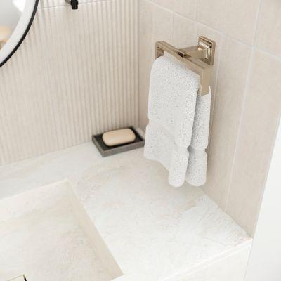 Verve Towel Ring in Polished Nickel