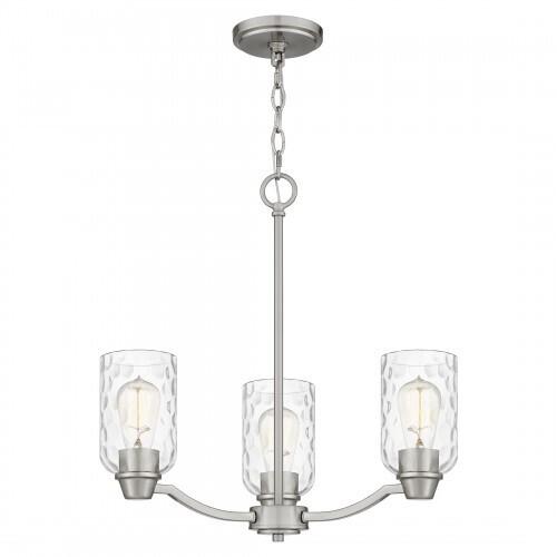 Quoizel ACA5020BN Acacia Chandelier 3 lights brushed nickel Chandelier