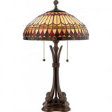 Quoizel TF6660BB West End Table lamp brsh bulion 16"d Table Lamp