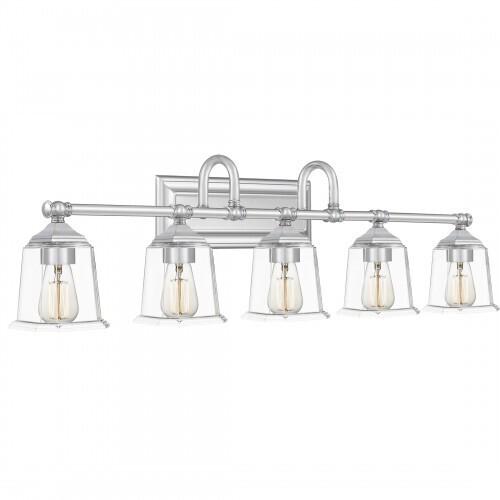 Quoizel NLC8605C Nicholas Bath 5 light polished chrome Bath Light