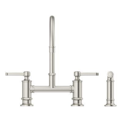 Pfister Stainless Steel 2-handle Kitchen Faucet LG31-TDS