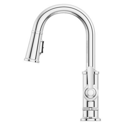 Pfister Polished Chrome 1-handle Pull-down Bar/prep Kitchen Faucet GT572-TDC