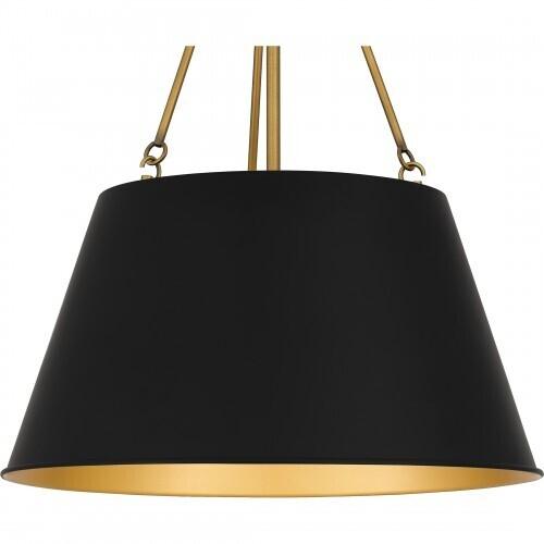 Quoizel QP5597MBK Quoizel Pendant Pendant 4 lights matte black Pendant