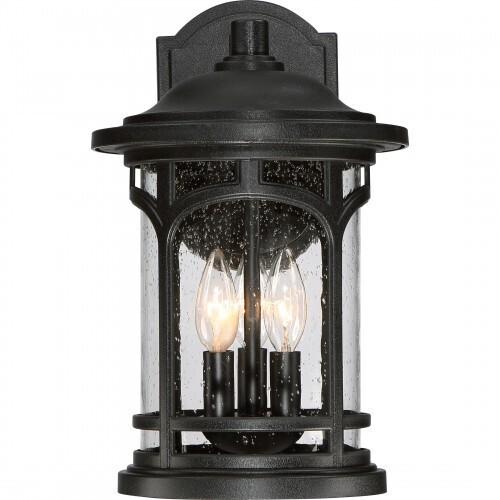 Quoizel MBH8409K Marblehead Outdoor wall mystic black Outdoor Lantern