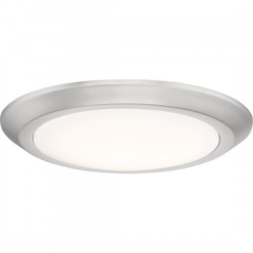 Quoizel VRG1612BN Verge Flush mount 12"d brushed nickel Flush Mount