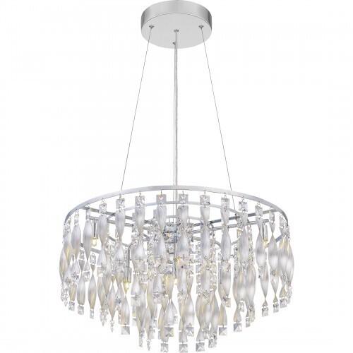 Quoizel PCTK2824C Twinkle Pendant 6 light polished chrome Pendant