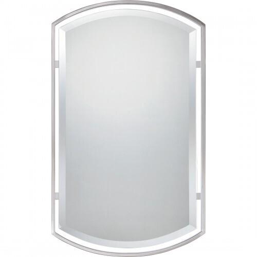 Quoizel QR1419BN Breckenridge Mirror brsh nikl 35"h x 21"w Mirror