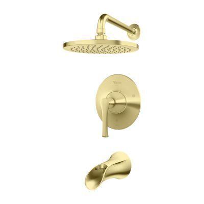 Pfister Brushed Gold 1-handle Tub & Shower Trim LG89-8RHBG