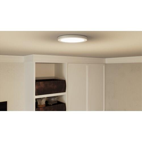 Quoizel OST1708W Outskirts Flush mount 7.5"d white Flush Mount