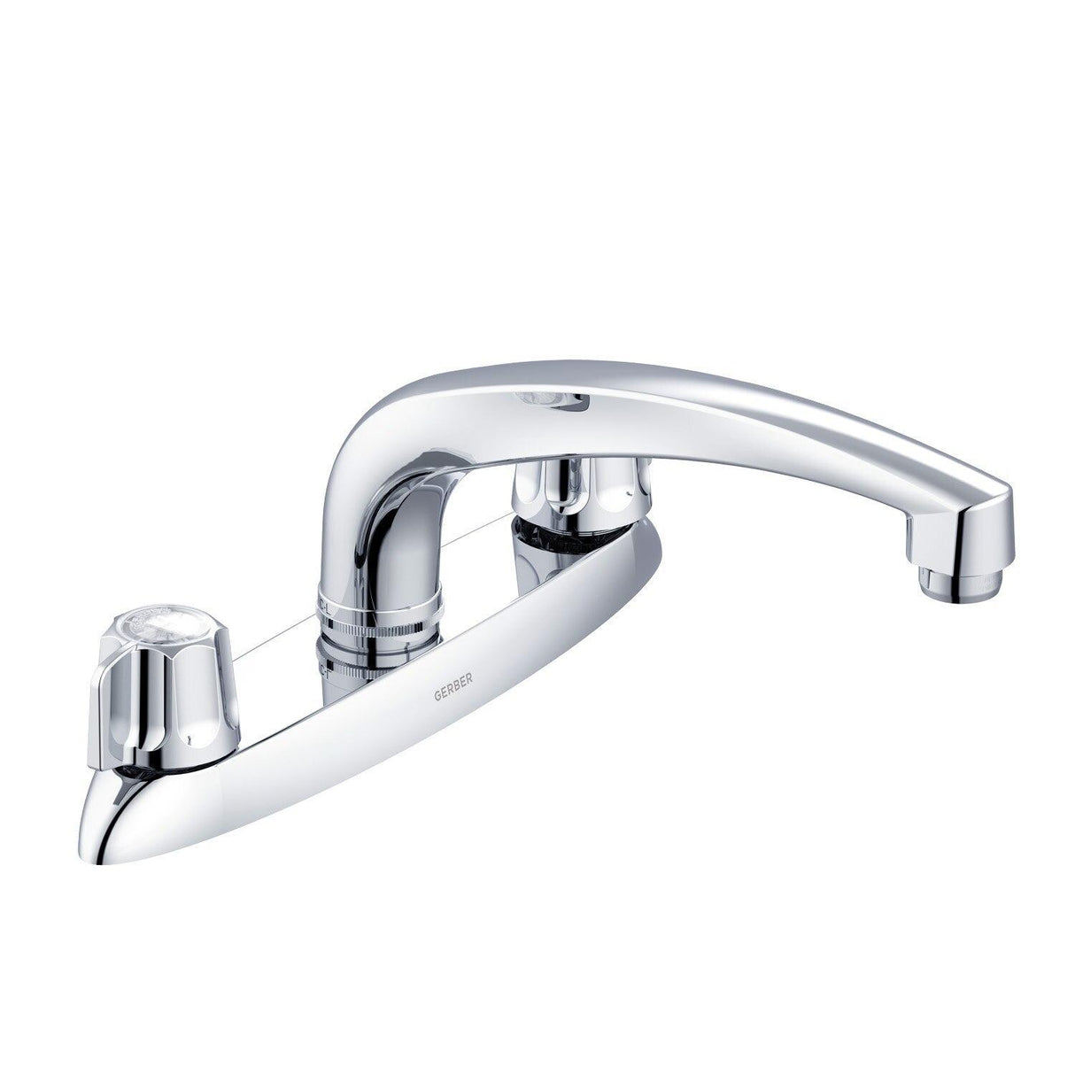 Gerber G0742116 Chrome Classics Two Handle Kitchen Faucet Deck Plate MOUNTED...