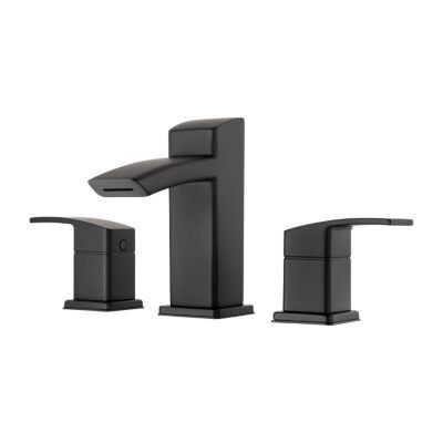 Pfister Black Kenzo Widespread Bath Faucet LG49-DF2B