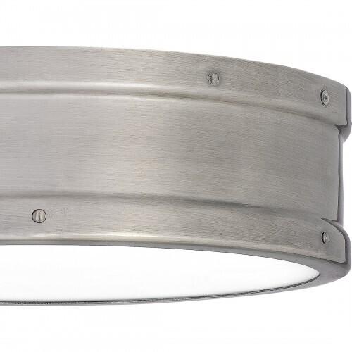 Quoizel QF5224AP Ahoy Flush mount led light antique polished n Flush Mount