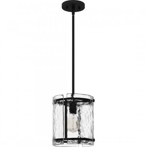 Quoizel FTS1509EK Fortress Mini pendant 1 light earth black Mini Pendant