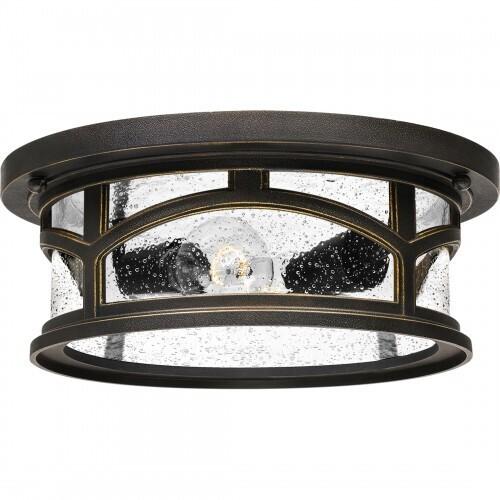 Quoizel MBH1613PN Marblehead Outdoor flushmount palladian bronze Outdoor Lantern