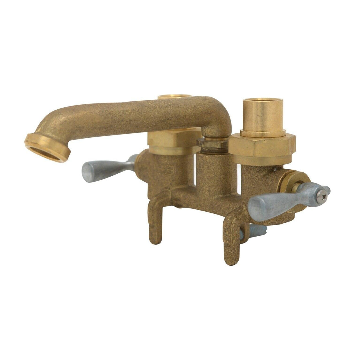 Gerber G0049535 Rough Brass Classics Two Handle Clamp On Laundry Faucet W/ I...