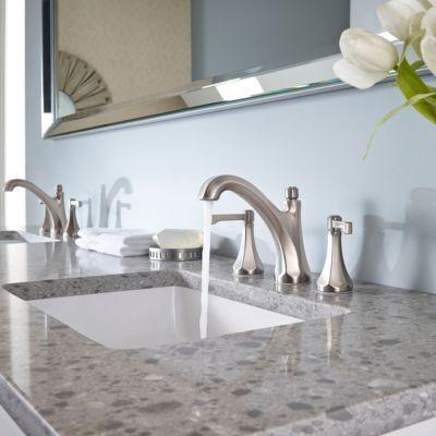 Pfister Brushed Nickel Arterra 8" Widespread Lavatory Faucet LG49-DE0K