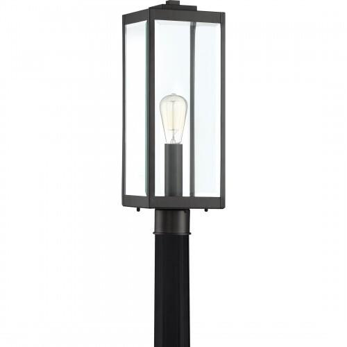 Quoizel WVR9007EK Westover Outdoor post 1 light earth black Outdoor Lantern