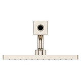 Pfister Polished Nickel 10 In. Square Showerhead, Arm and Flange