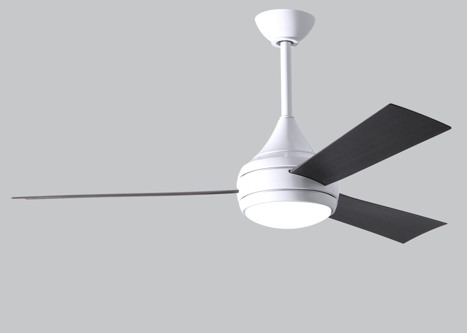Matthews Fan DA-WH-BB Donaire wet location 3-Blade paddle fan constructed of 316 Marine Grade Stainless Steel