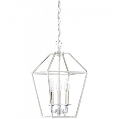 Quoizel AVY5203PK Aviary 3 light foyer plshd nkl Pendant