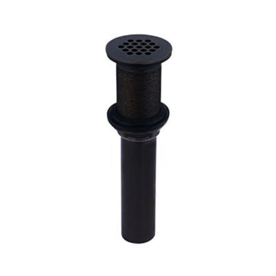 Pfister Matte Black Grid Strainer No Overflow 972-103B