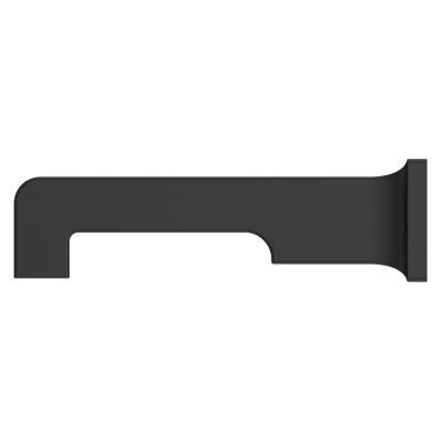 Pfister Matte Black Tub Spout Without Diverter 015-VRV2B