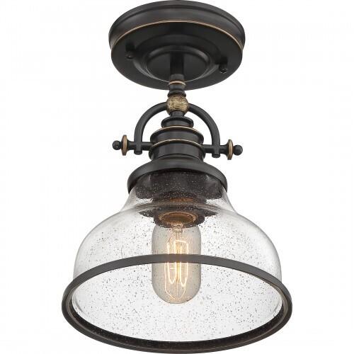 Quoizel GRTS1508PN Grant Mini pendant 1 light palladian bronze Mini Pendant