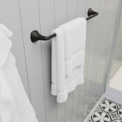 Pfister Matte Black 24" Towel Bar BTB-MCA2B
