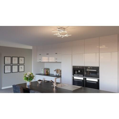 Quoizel PCLS1722C Lightshow Semi flush 22"d polished chrome Semi-Flush Mount