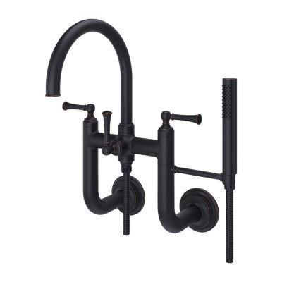Pfister Tuscan Bronze Tisbury Wall Mounted Tub Filler LG6-3TBY