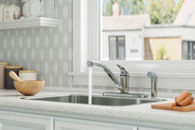 Pfister Polished Chrome Pfirst Series 1-handle Kitchen Faucet G134-7000