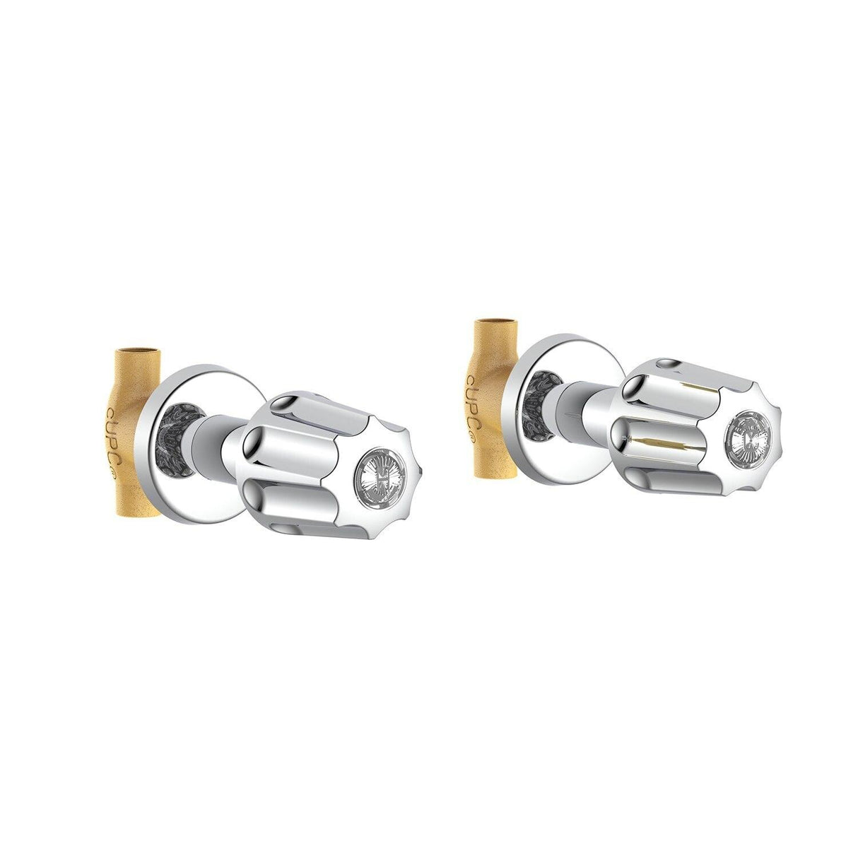 Gerber G074776183 Chrome Classics Two Handle Straight Pattern Shower Fittings ...
