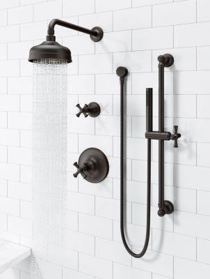 Pfister Tuscan Bronze Tisbury 1-handle Tub & Shower, Trim Only LG89-8TBY