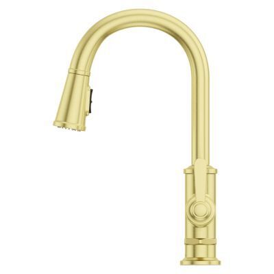 Pfister Brushed Gold 1-handle Pull-down Kitchen Faucet GT529-TDBG