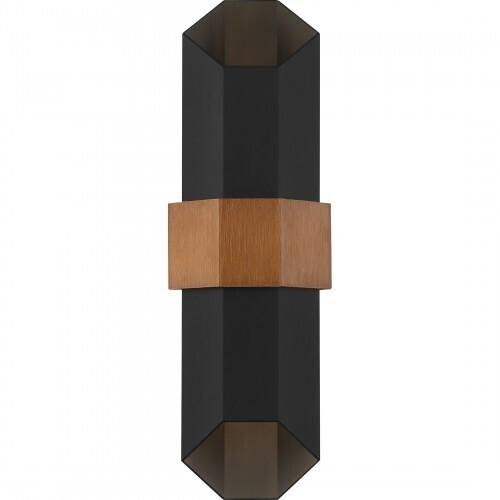 Quoizel CHS8407MBK Chasm Outdoor wall led light matte black Outdoor Lantern