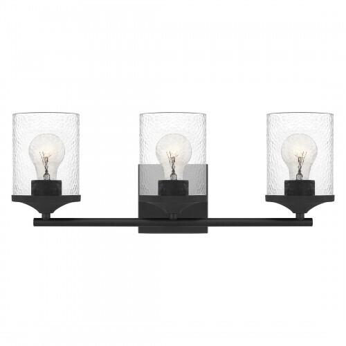 Quoizel ABR8621MBK Abner Bath 3 light matte black Bath