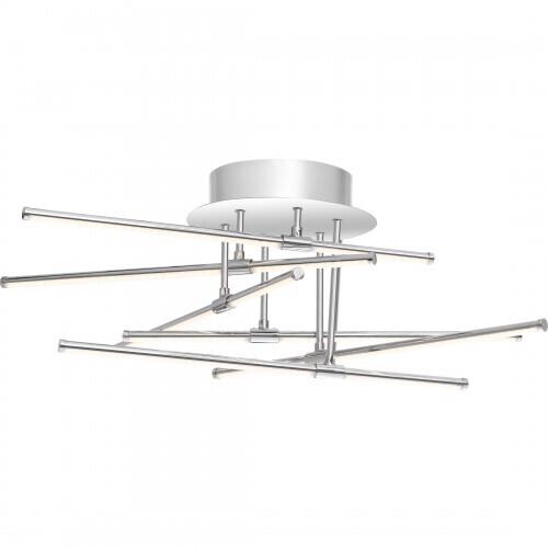 Quoizel PCLS1722C Lightshow Semi flush 22"d polished chrome Semi-Flush Mount