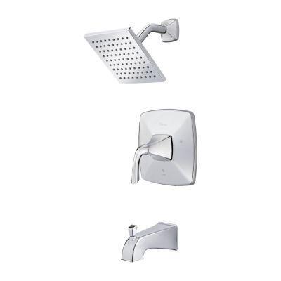 Pfister Polished Chrome Bronson 1-handle Tub & Shower, Trim Only LG89-8BSC