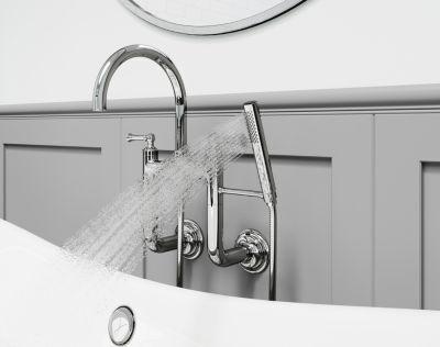 Pfister Polished Chrome Tisbury Wall Mounted Tub Filler LG6-3TBC