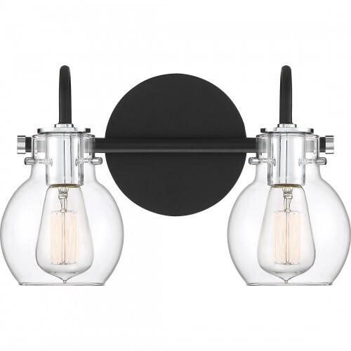 Quoizel ANW8602EK Andrews Bath 2 light earth black Bath Light