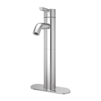 Pfister Polished Chrome Contempra Single Handle Vessel Faucet LG40-NC00