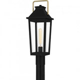 Quoizel BUK9007MBK Buckley Outdoor post 1 light matte black Outdoor Lantern